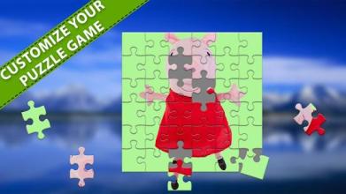 Piggy Jigsaw Puzzle For Kids Game截图3