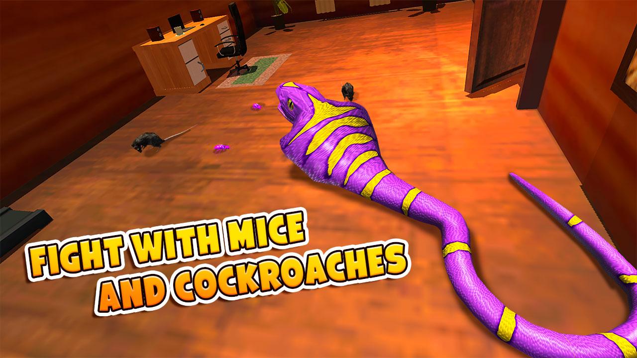 Cobra Snake Pet Life Simulator 3D截图2