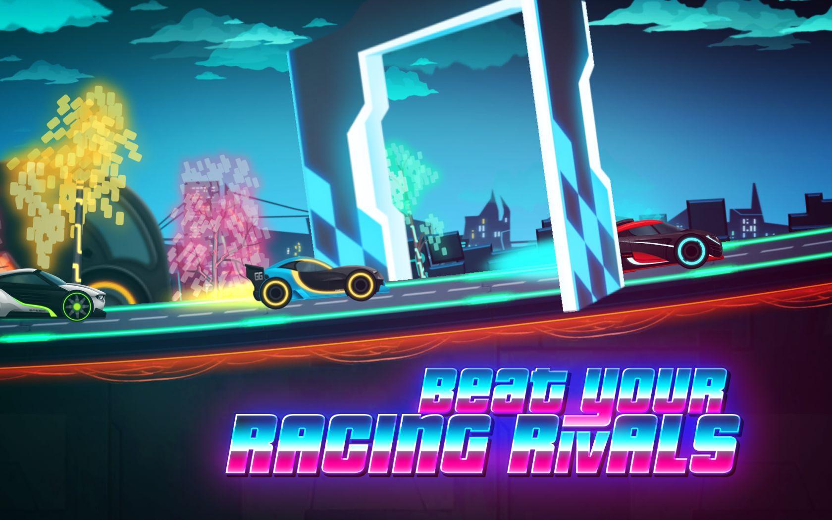 Car Games: Neon Rider Drives Sport Cars截图3