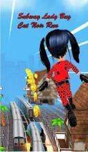 Subway Lady Bug Cat Noir Run Free Game截图1