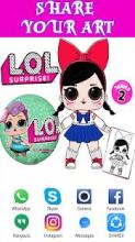 coloring Surprise dolls for LoL Princesses截图1