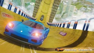 Vertical Mega Ramp Stunts Car Racing截图4