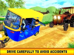 Tuk Tuk Auto Rickshaw - Off Road Drive Sim截图4