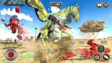 US Army Transform Robot Unicorn Flying Horse Games截图3