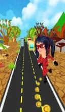 Subway Lady Bug Cat Noir Run Free Game截图5