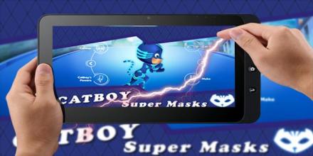 Super PJ Gecko Catboy Mask Run截图2