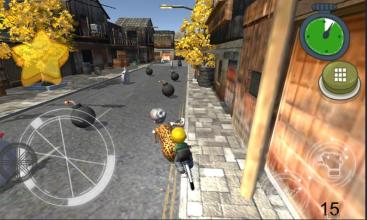 Crazy Granny - BMX Impossible mission Stunts截图2