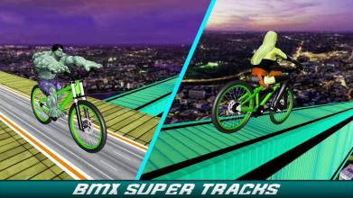 Impossible SuperHeroes Bmx Racing 2018截图3