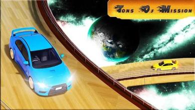 Impossible Car Stunt Crazy Racing Risky Road截图1