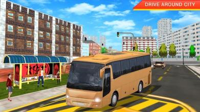 Modern City Bus Driving Game 2018截图3