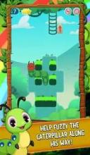 Caterpillar Crossing Bug Obstacle Puzzle Challenge截图1