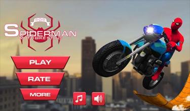 Spiderman Moto Bike Stunts - Mega Ramp截图5