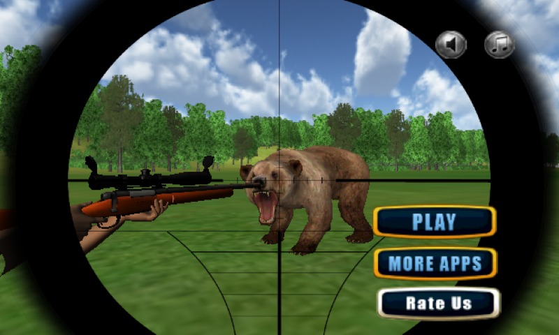 Jungle Bear Sniper Hunt 2015截图1