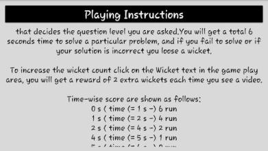 Cricket Game - Sharpen Your Calculative Skill截图5