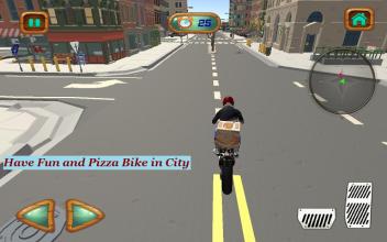 City Pizza Delivery Bike Rider截图1