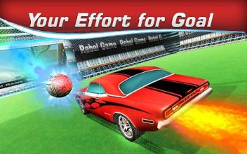 Rocket Car Crash Soccer Ball Stadium Football Game截图2