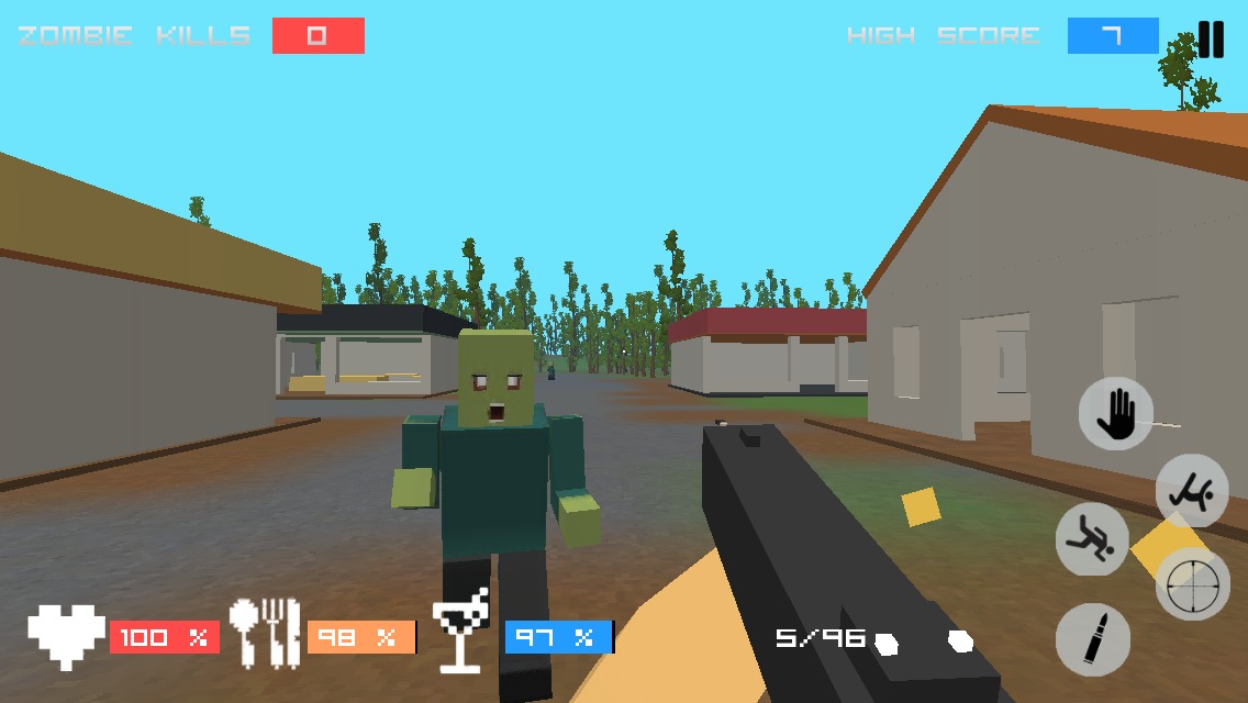 Blocky Zombie Survival截图3