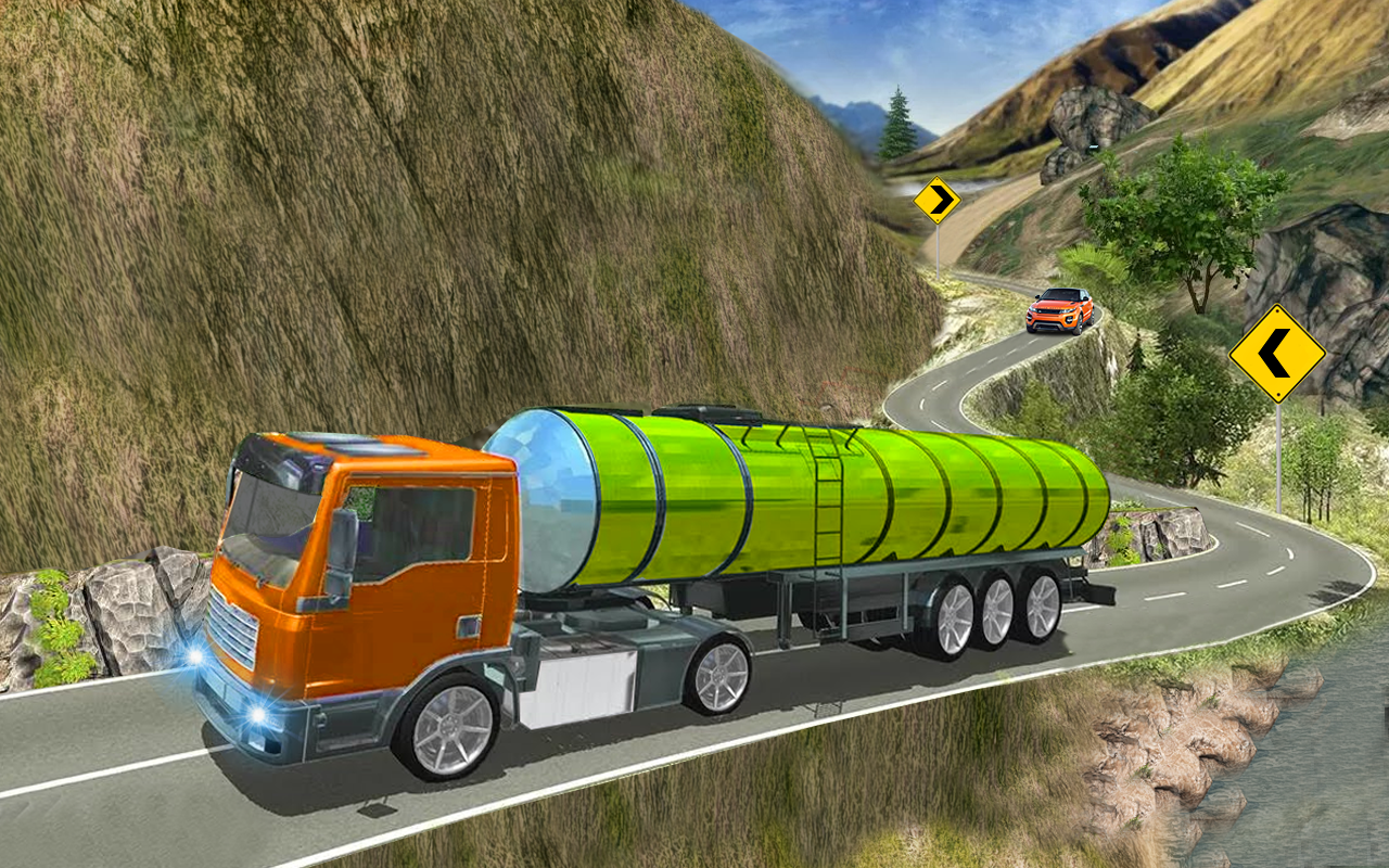 Euro oil tanker simulator drive截图5