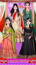 Indian Fashion Stylist: Makeup spa & dress-up 2018截图1