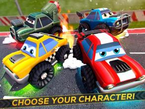 Cartoon Crash Cars Racing截图4