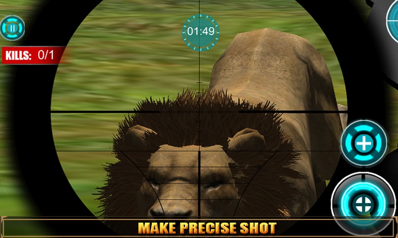 Lion Sniper Hunting 3D截图4