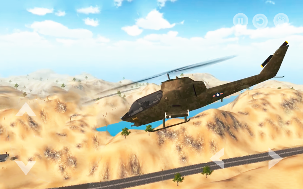 Army Helicopter Simulator : Gunship Attack Game 3D截图3