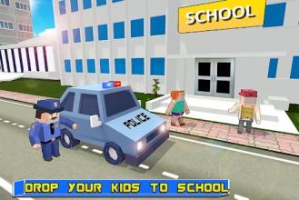 Virtual Father: Blocky Police Duty截图3