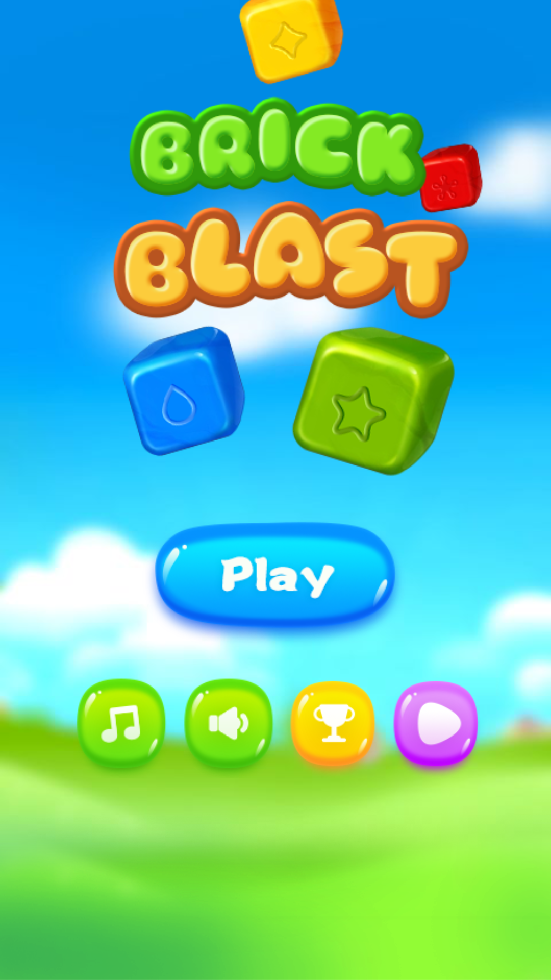 Brick Blast - Cubes Crush截图3