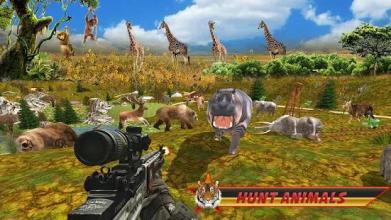 Hunting Jungle Wild Animals FPS Shooting Games截图3