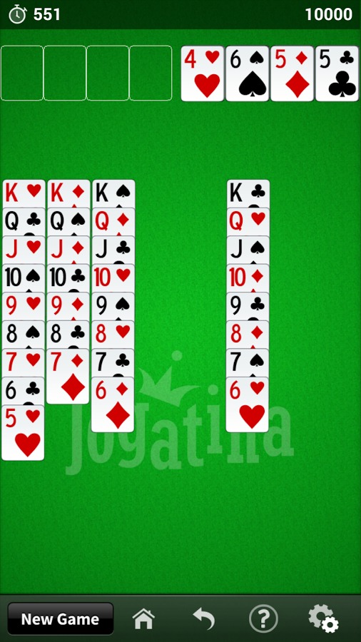 FreeCell Jogatina截图3