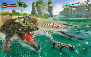 Crocodile Simulator Attack Game 3D截图3