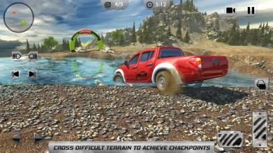 Off-Road 4x4 Jeep Truck Hill Climb: Muddy Drive截图3