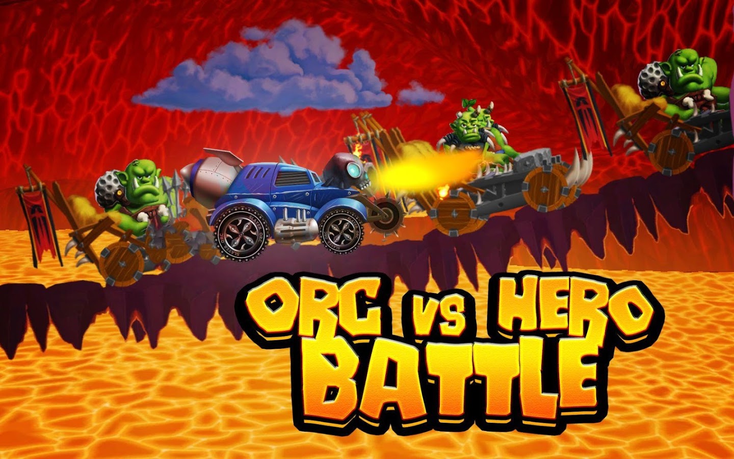 Smash and Drive: Orc Destruction Racing Game截图5