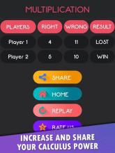 Math Guru: 2 Player Math Game截图1