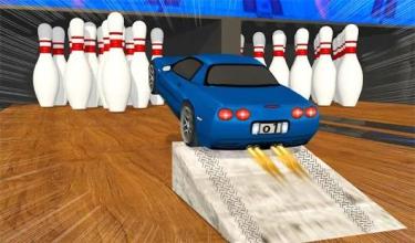 Realistic Car 3D Bowling Master & Car Driver Stunt截图2