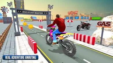 Real Moto Bike Stunt Racing Game 3D截图4