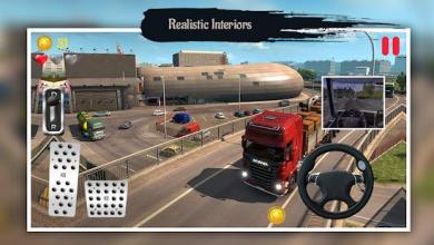 3D Cargo Truck Off Road Driving Hill Simulation截图4