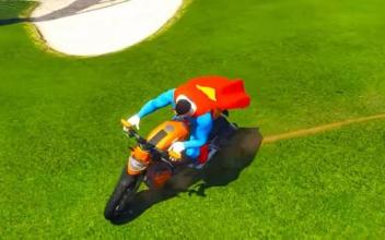 Superhero Tricky Bike Race截图4