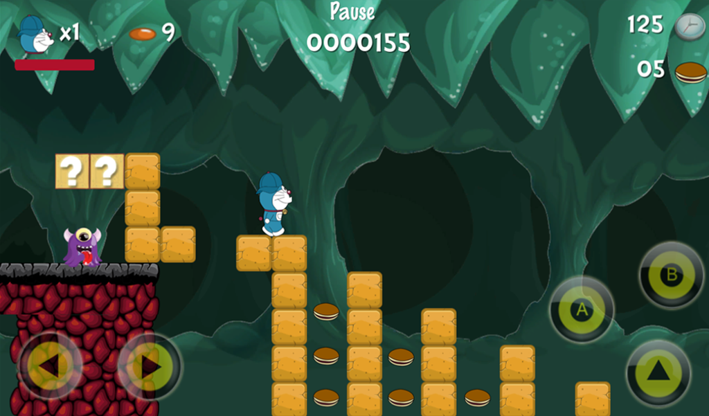 Super Jungle Doraemon Adventures Game截图5