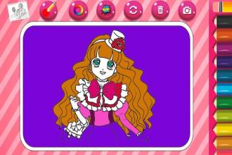 Baby Princess Coloring Book Game - Fairy Coloring截图2