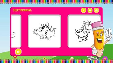 Dino Coloring Book截图1