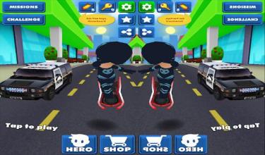 Pj Heroes Masks boys run 3D截图1