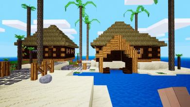 New Craft World Exploration Building Seaside Game截图2