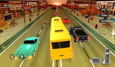 Bus traffic racer : Endless highway racing fever截图4