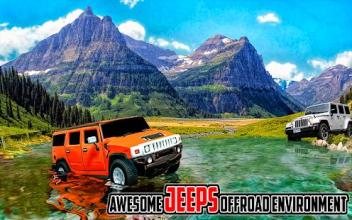 Offroad Dangerous Jeep Uphill Adventure截图3