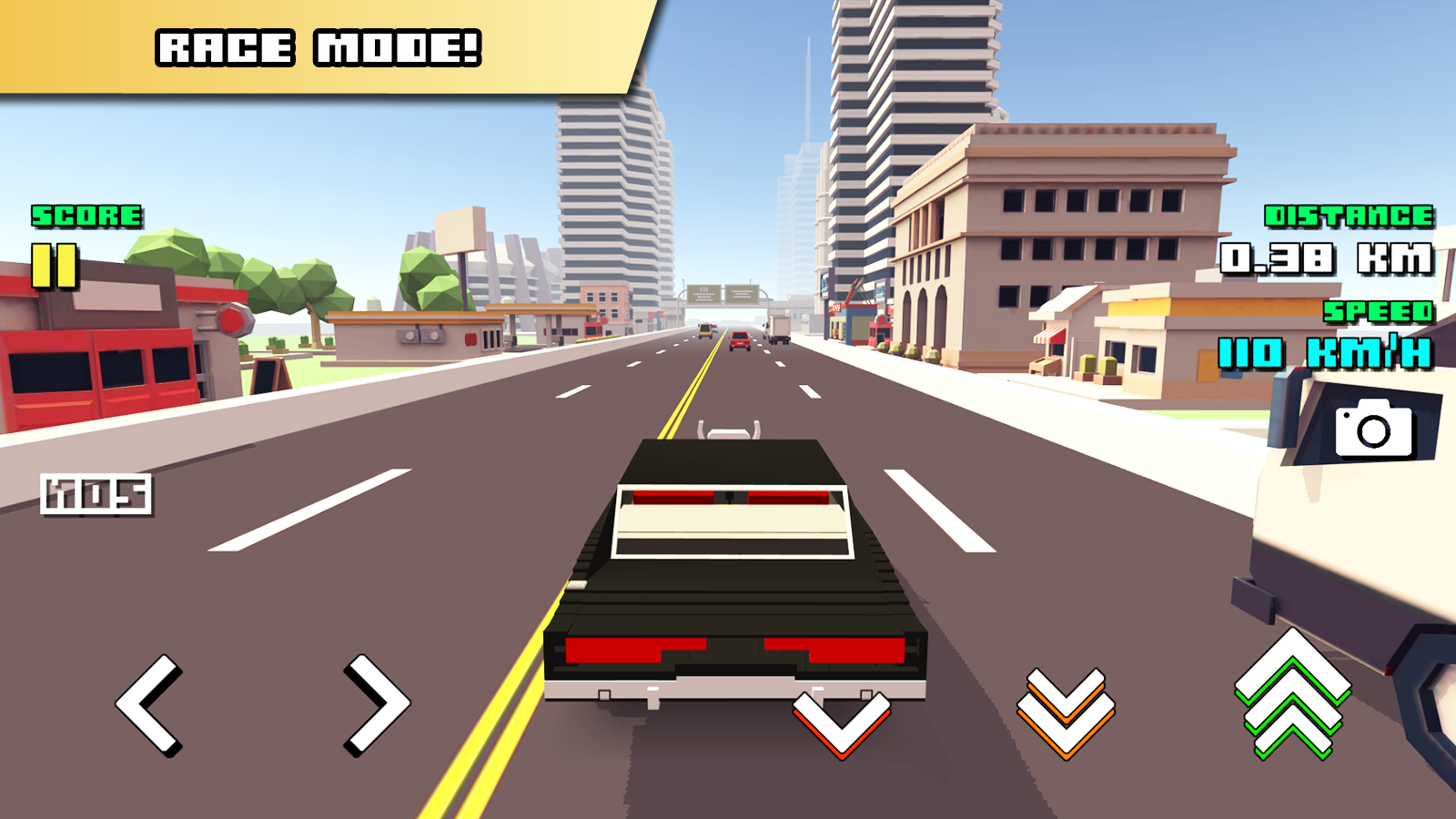 Blocky Car Racer截图2