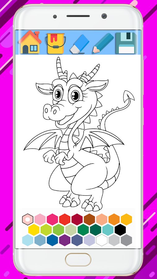 Dragon Coloring Book - Coloring Dragon 2018截图4