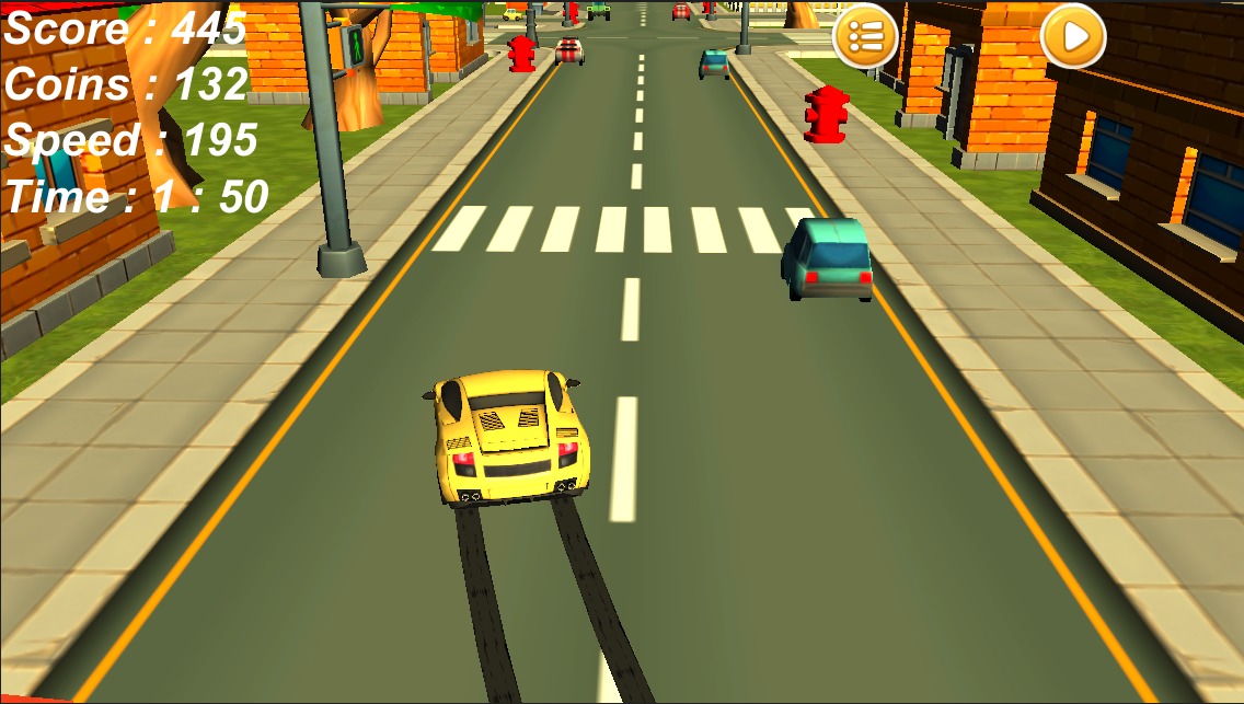 Traffic Smasher Car On Highway截图1