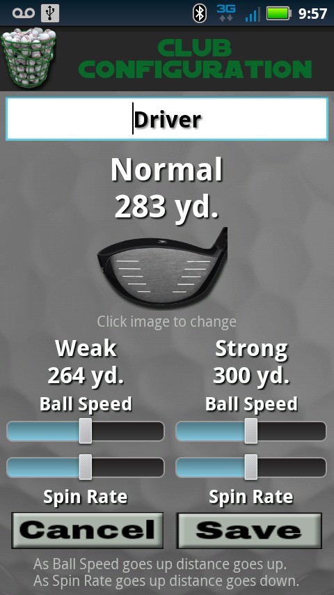 Golf SHOTCalc Demo截图5