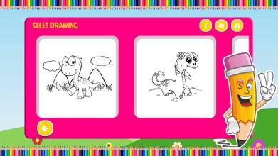 Dino Coloring Book截图2